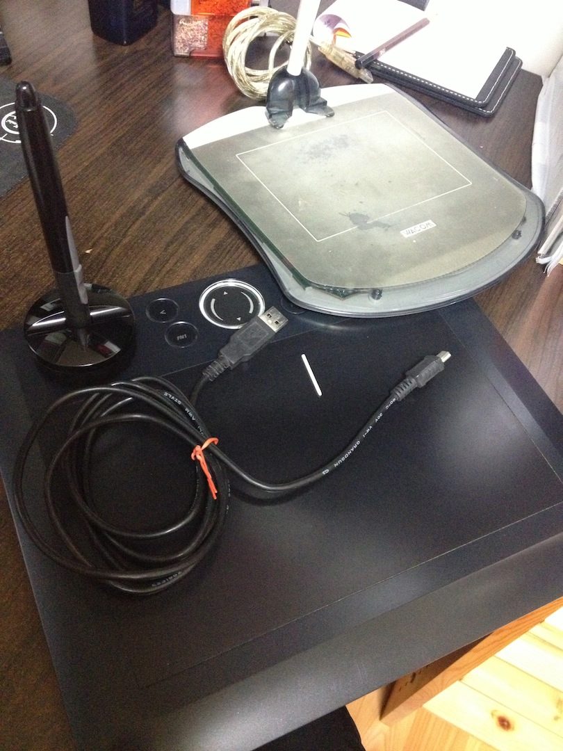 img.jpg : [비키보드] Wacom 타블렛 Bamboo Fun CTE 650 K + alpha 판매합니다.