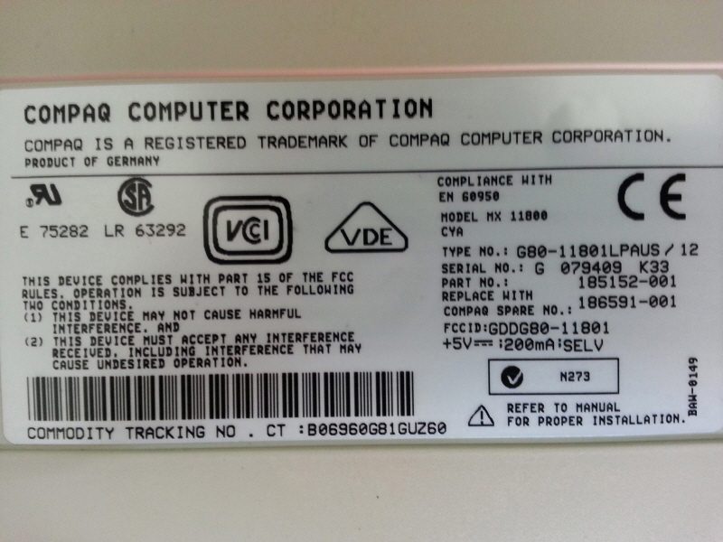 copaq-kb-11800-220130616_142912.jpg : 컴팍 갈축 일자돌기  11800,중고키보드 팝니다