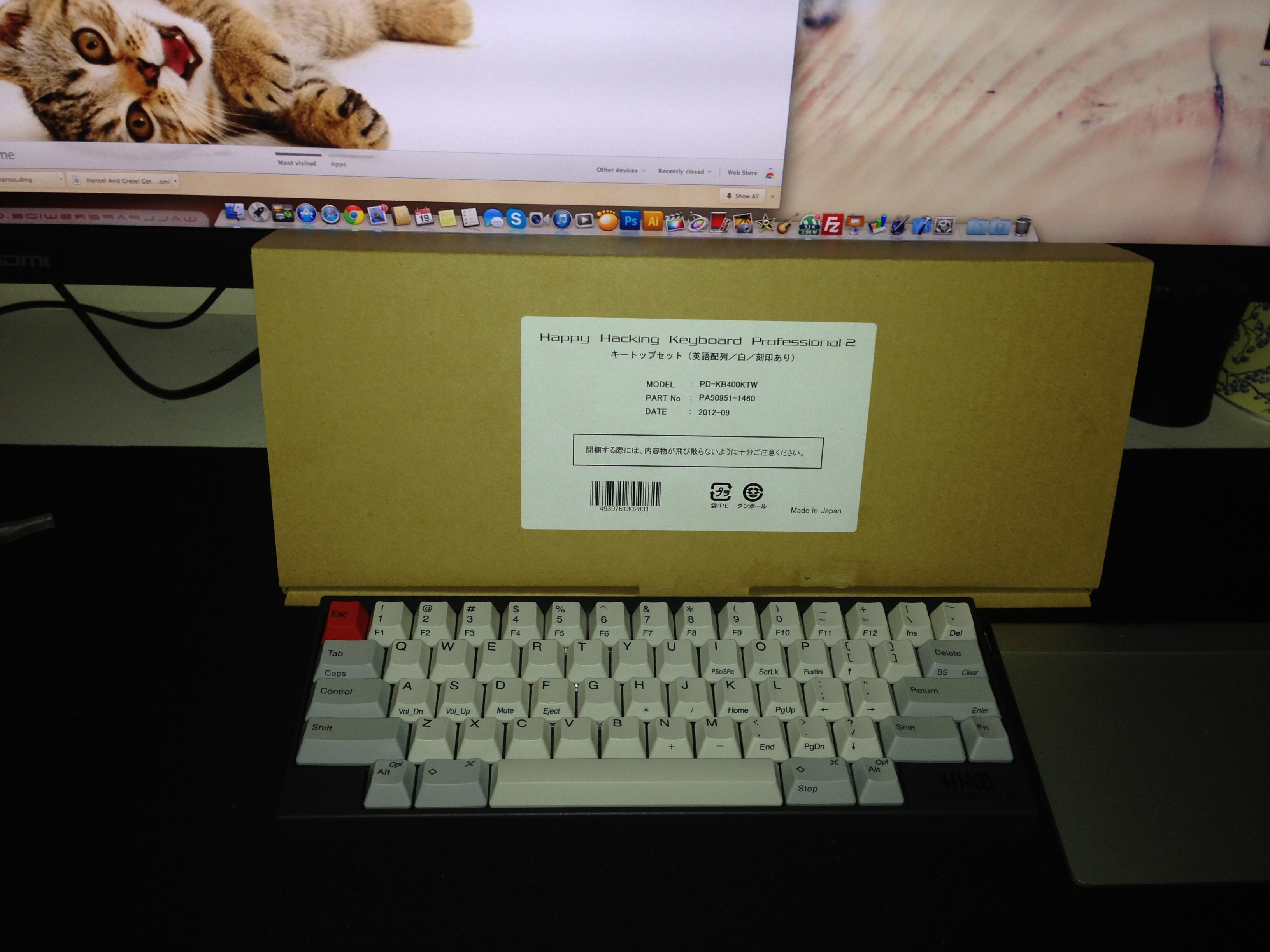 hhkb.JPG : white를 살걸 그랬습니다..