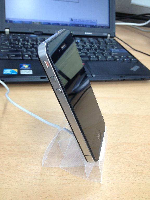 373.jpg : 아이폰 거치대 자작(iPhone stand)