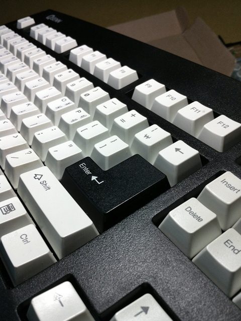 실사용 DT-35 신형블랙하우징 + 구형화이트키캡 1.jpg