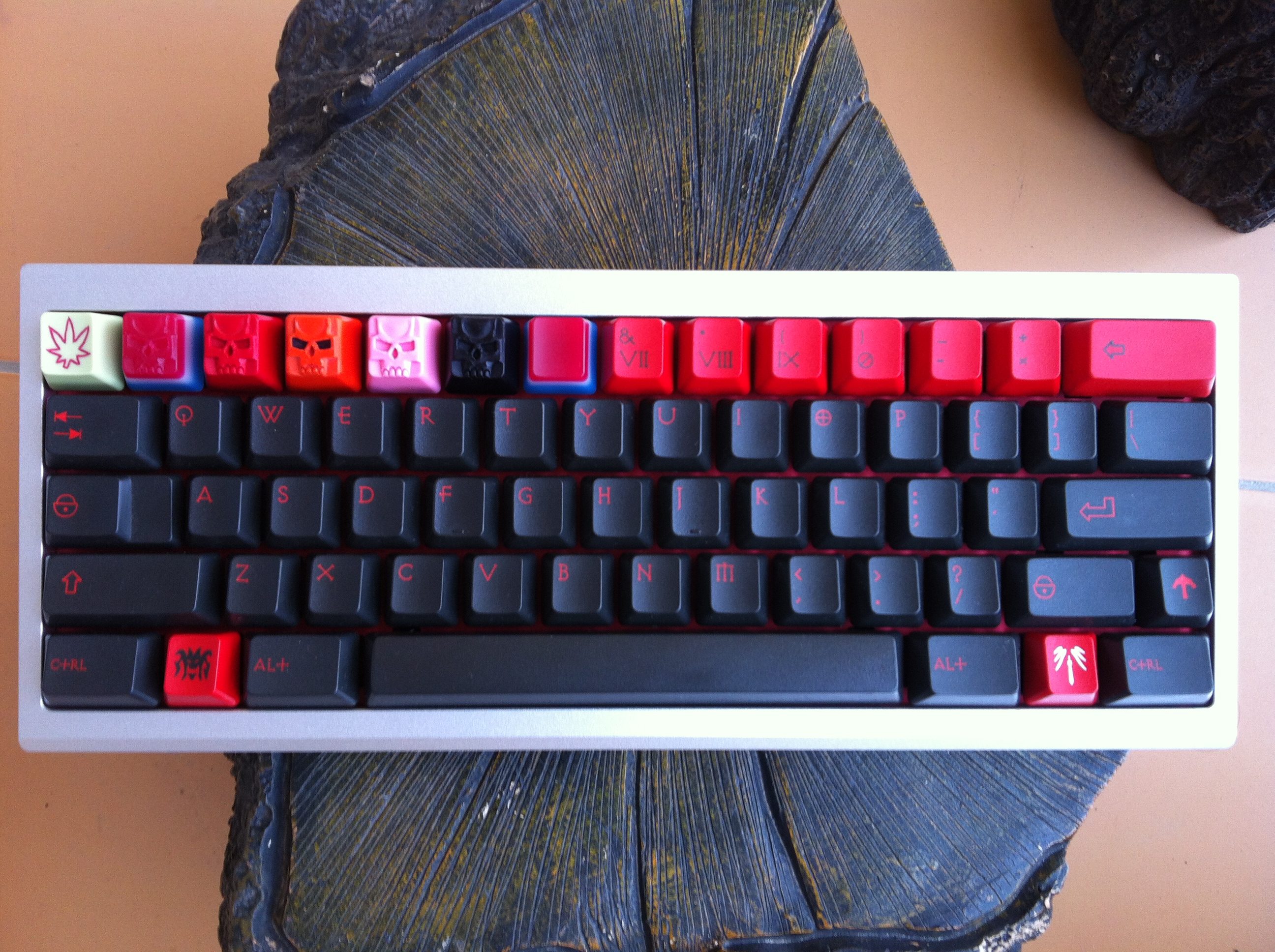 Kmac Happy.JPG : Kmac Happy + MX Skulls