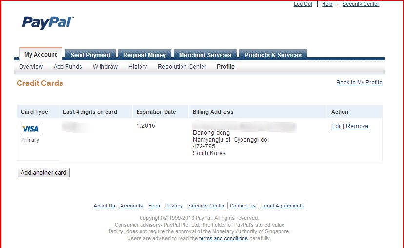 사본 -Credit Cards PayPal.jpg : 키덕질 무서워요.. 사본 -Credit Cards PayPal.jpg : 키덕질 무서워요..