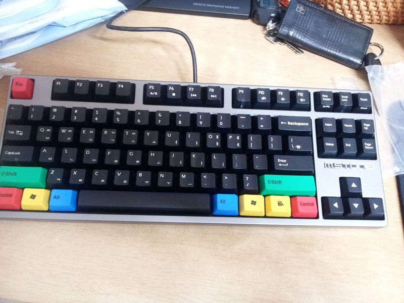 20130327_131835.jpg : 그루브 87하고 한성 키캡하고 잘 맞네요...
