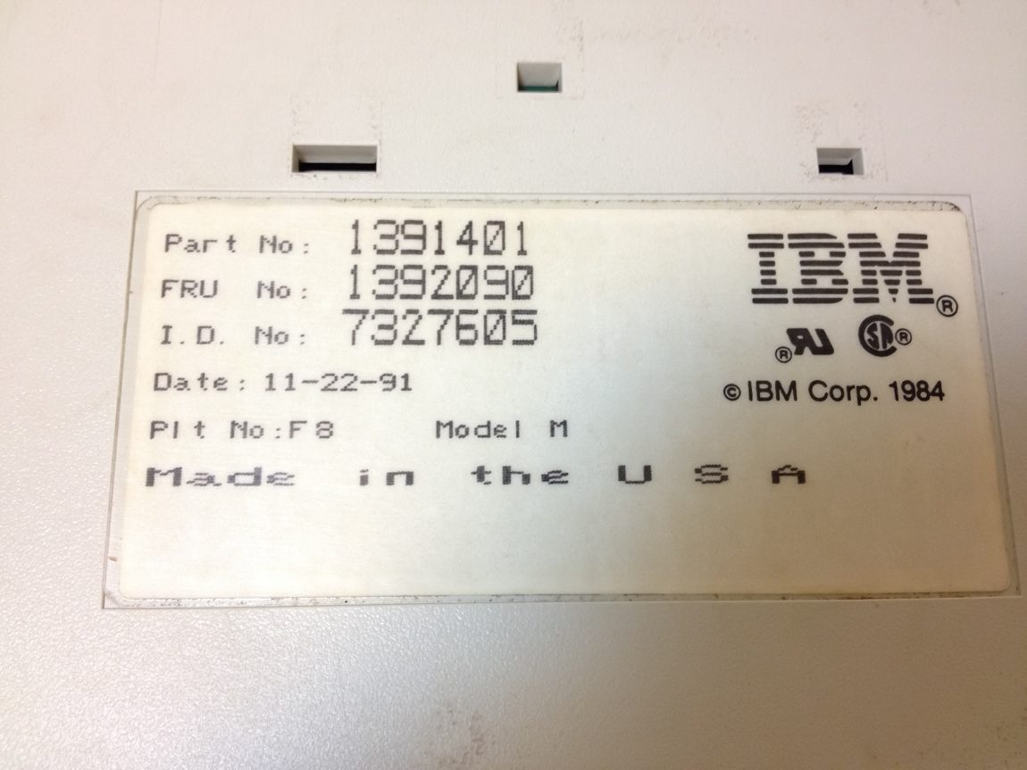 20130302-IMG_2287.jpg : 91년 생산 IBM Model M (1391401) <서울직거래 희망>