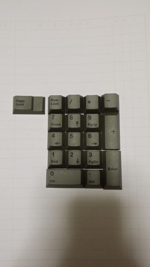 크기변환_20140205_031109.jpg : 대승그레이 넘패드 부분 키캡(미개봉) 판매합니다.