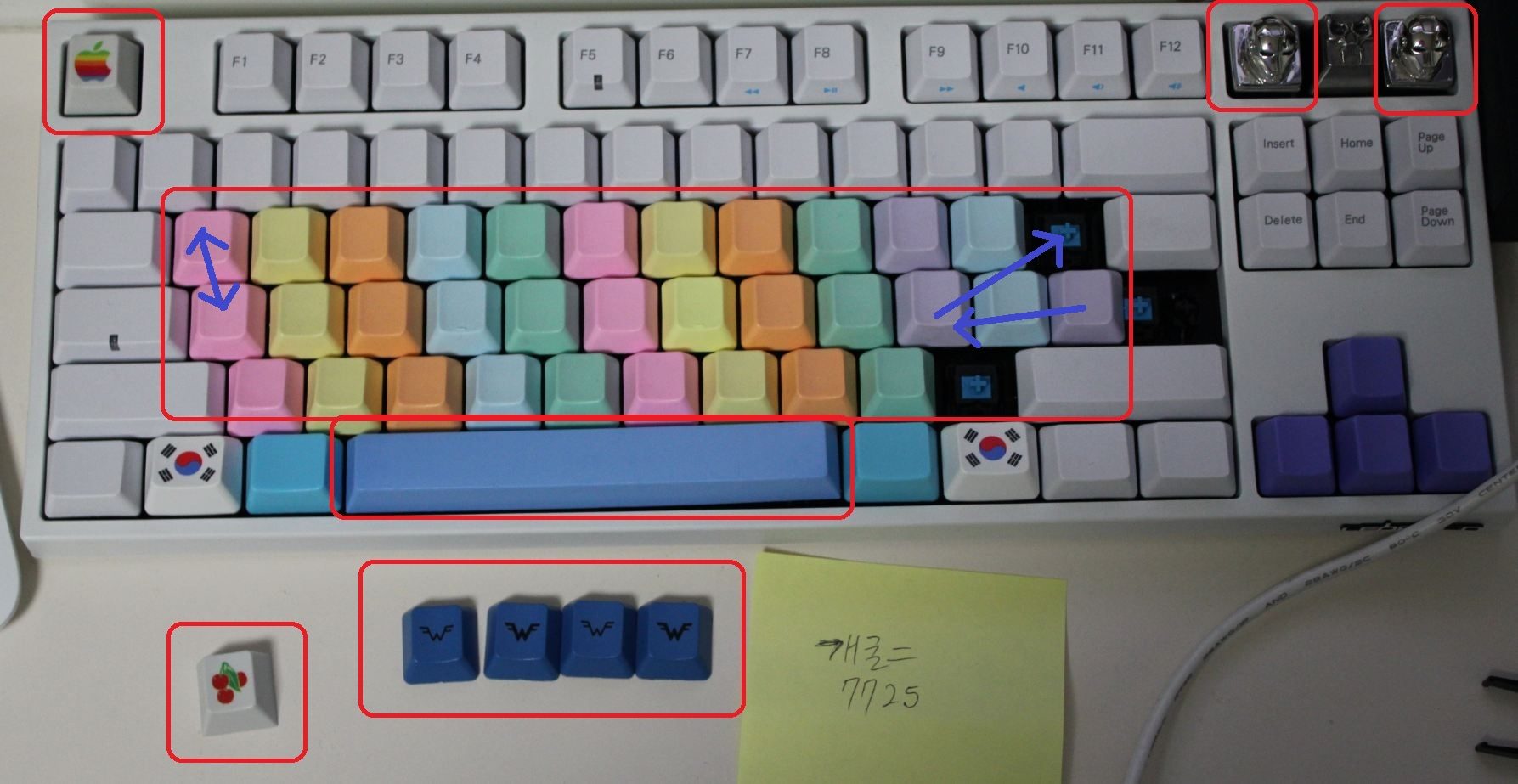 1.JPG : 키캡 정리합니다.