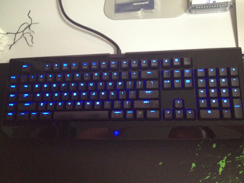 55.jpg : razer blackwidow ultimate 청축 키보드