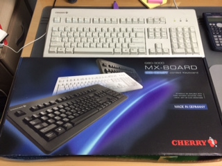 __ 2.JPG : 체리키보드 G80-3000 화이트 PBT 키캡 (갈축)