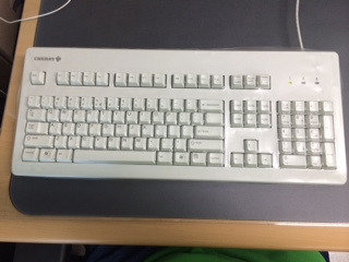 __ 1.JPG : 체리키보드 G80-3000 화이트 PBT 키캡 (갈축)