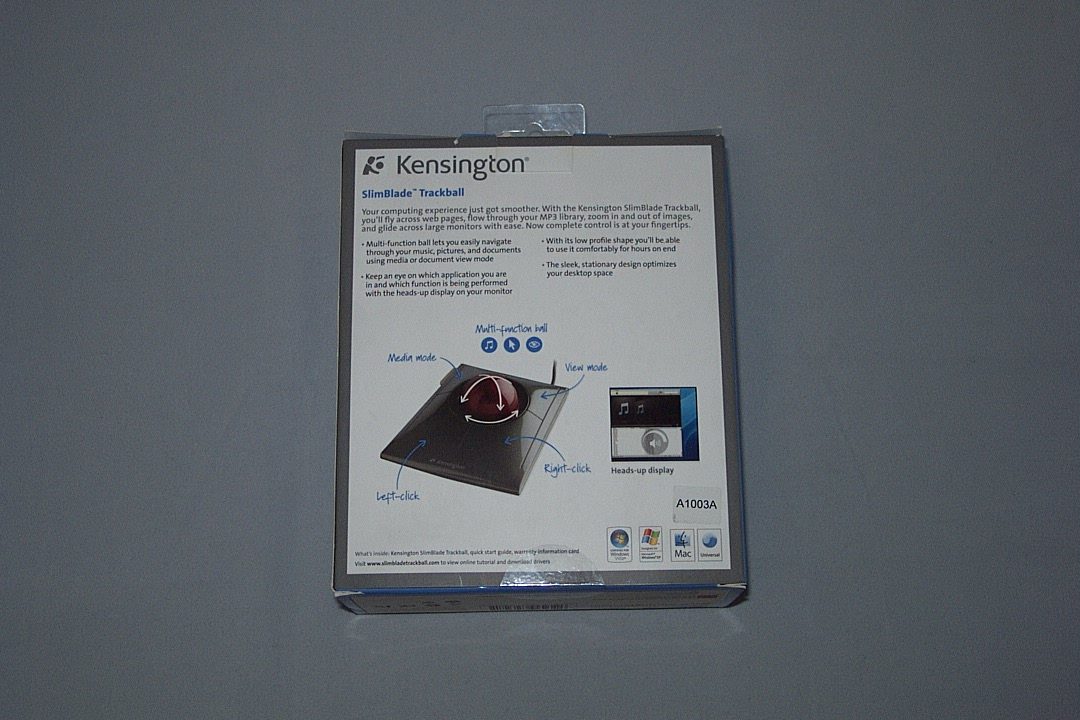 etc trackball kensington slimblade (3).JPG : 켄싱턴 트랙볼 슬림블레이드 판매합니다