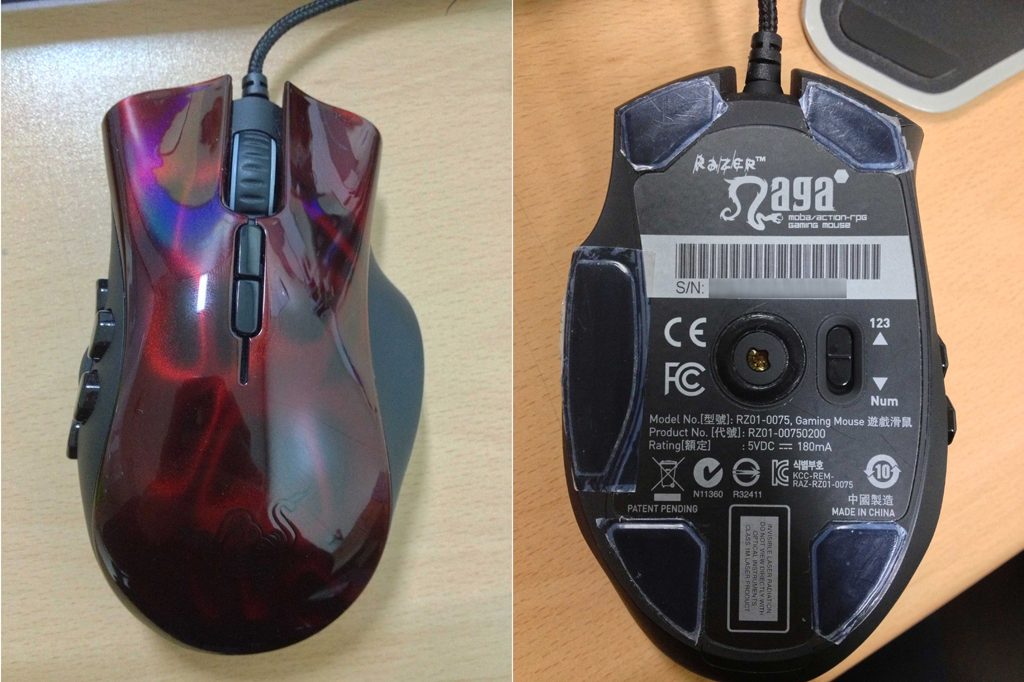 Razer-Naga-Hex1.jpg : 레이저 나가헥스 레드버전 팝니다.[Razer Naga Hex Red]