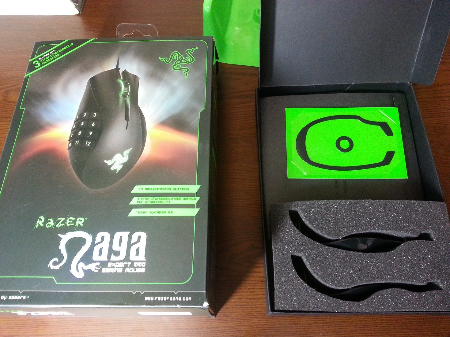 20130807_140454.jpg : 레이저 나가(naga) 마우스 + 골리아투스마우스패드
