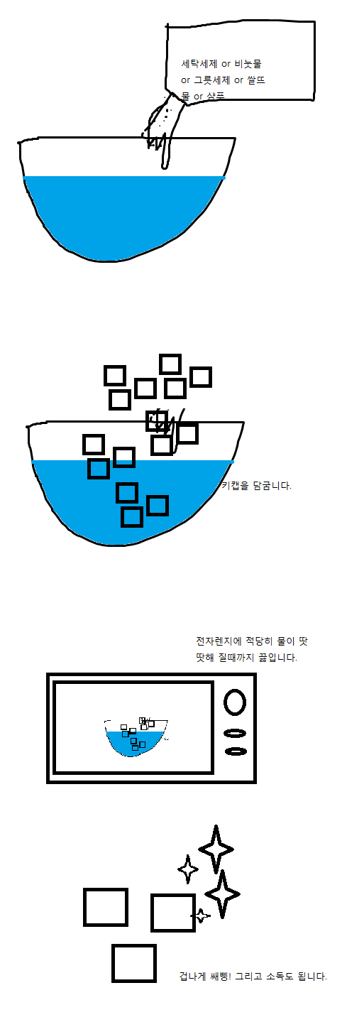 팁.png : 키캡 쉽게 닦는 방법 알려드릴꼐요.