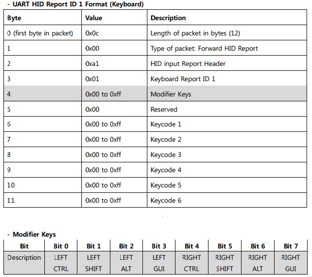 hid report.jpg : (작성중 3차 업데이트) HAPPY Hacking pro 2 bluetooth  개조기 (2/4)