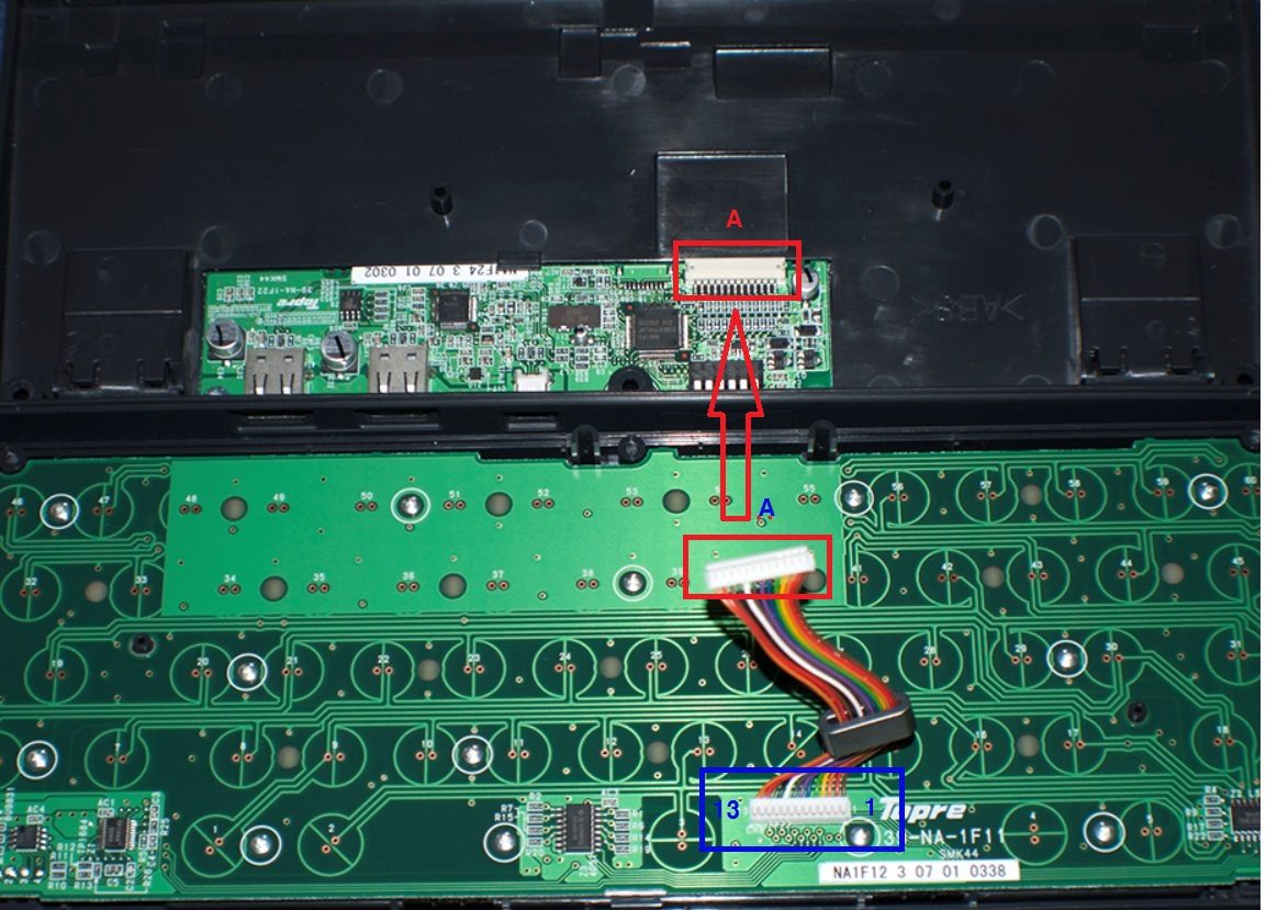 happyhacking_inside.jpg : HAPPY Hacking pro 2 bluetooth  개조기 (1/4) (작성중)